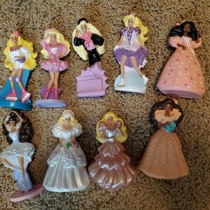 Vintage McDonald's Happy Meal Toys 1992 Mattel Barbie Dolls Plastic Mixed Set 9